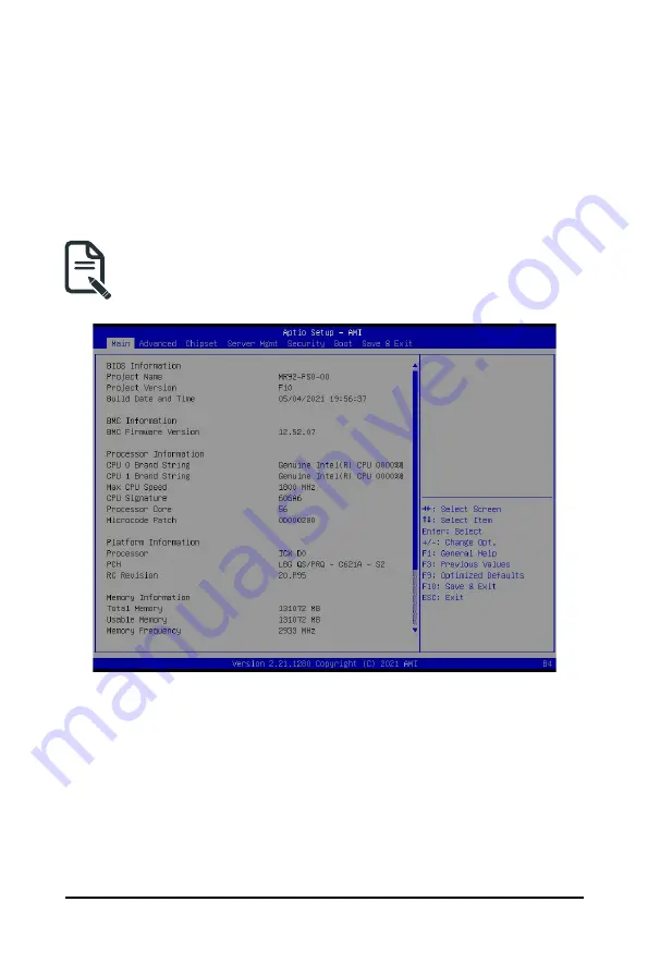 Gigabyte R282-3C0 Скачать руководство пользователя страница 59