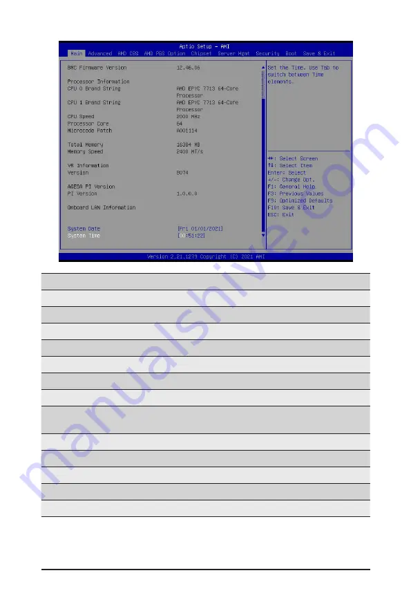 Gigabyte S252-ZC0 User Manual Download Page 49