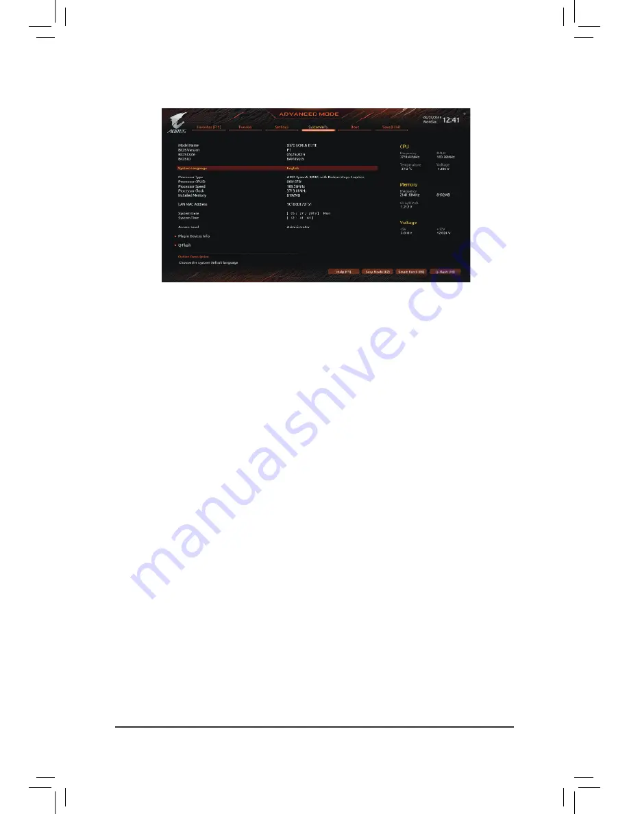 Gigabyte X570 AORUS ELITE WIFI User Manual Download Page 34