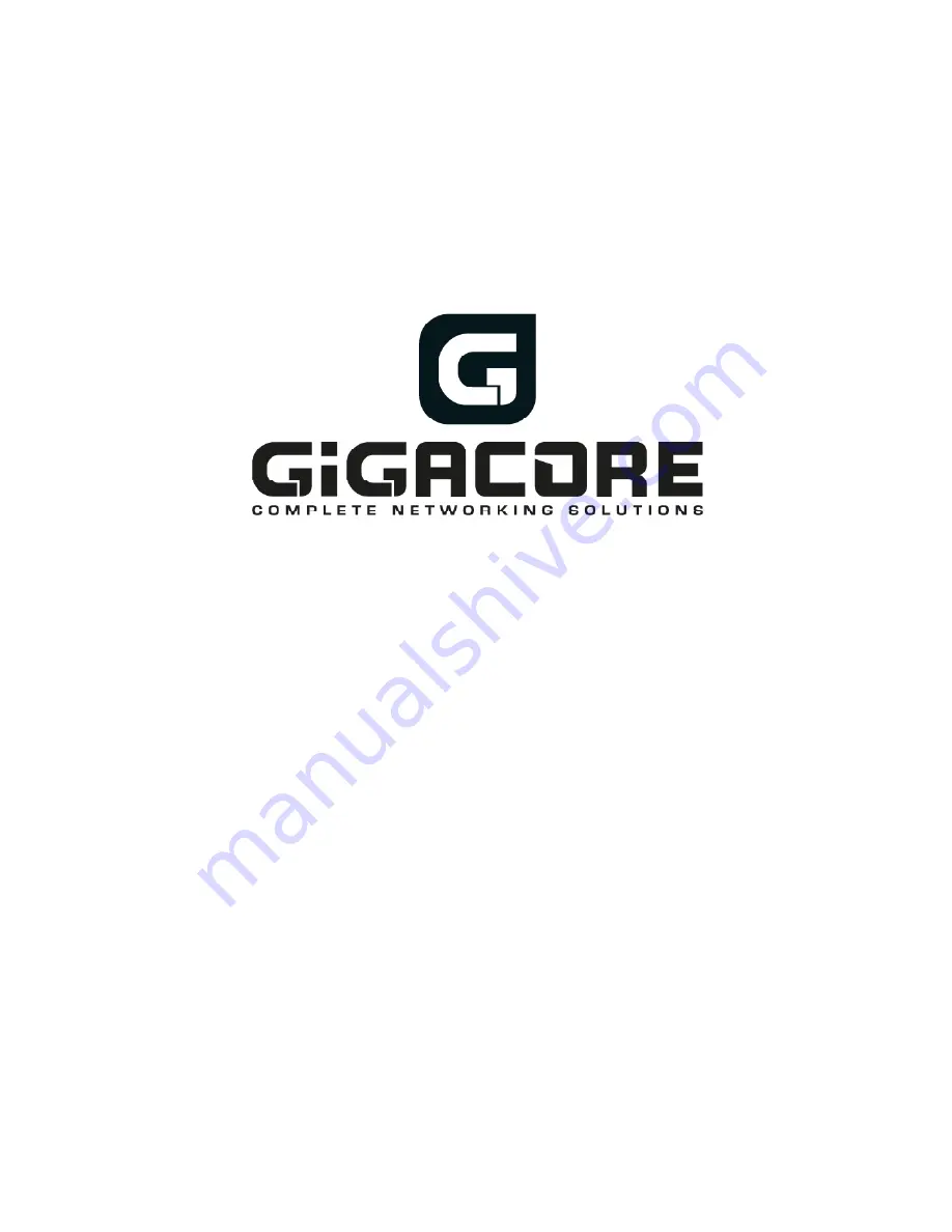 Gigacore GNS-801 User Manual Download Page 1