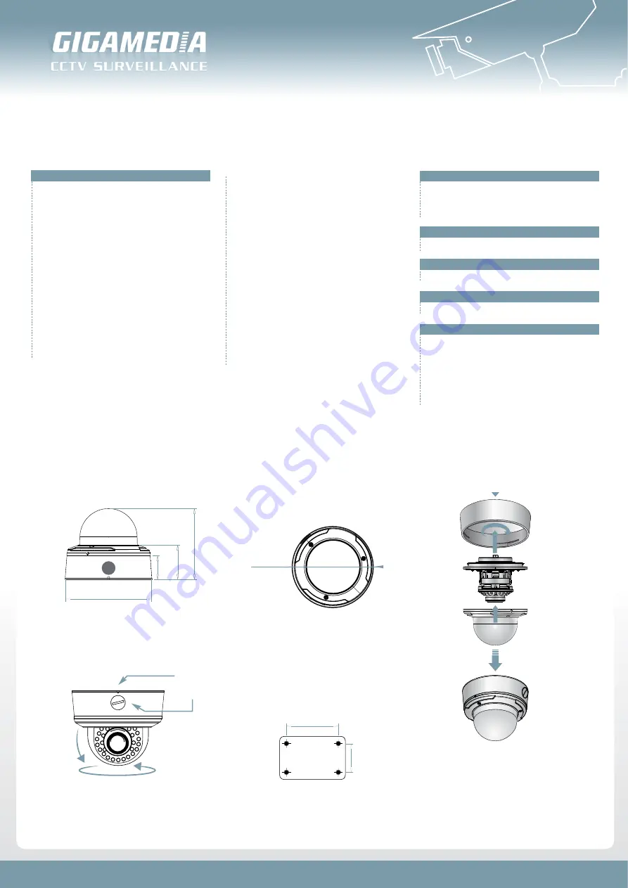 GIGAMEDIA CCDV6I3VWOK Quick Start Manual Download Page 2