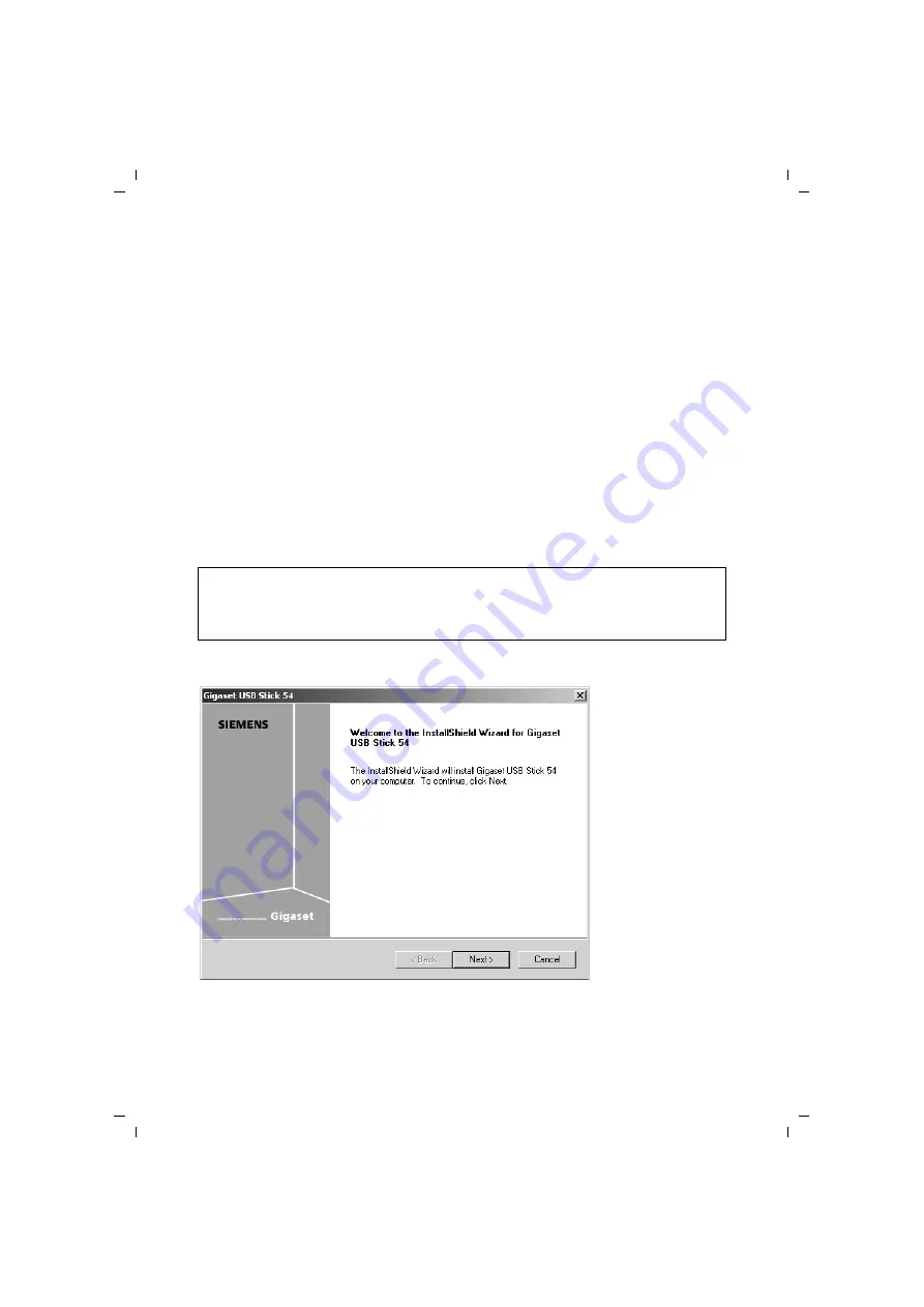 Gigaset Gigaset PCI Card 54 Manual Download Page 13