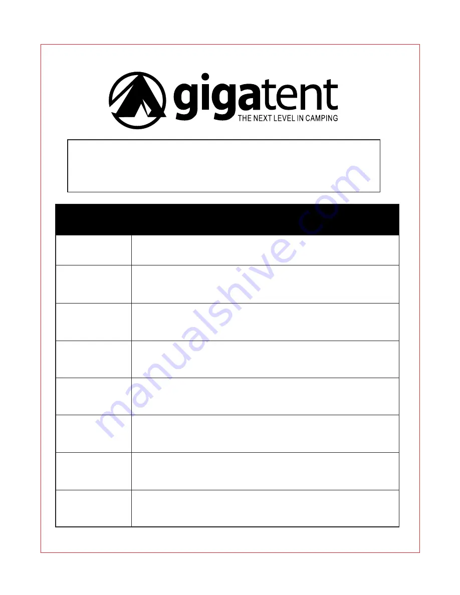 GigaTent FT054 BearMountain Скачать руководство пользователя страница 6