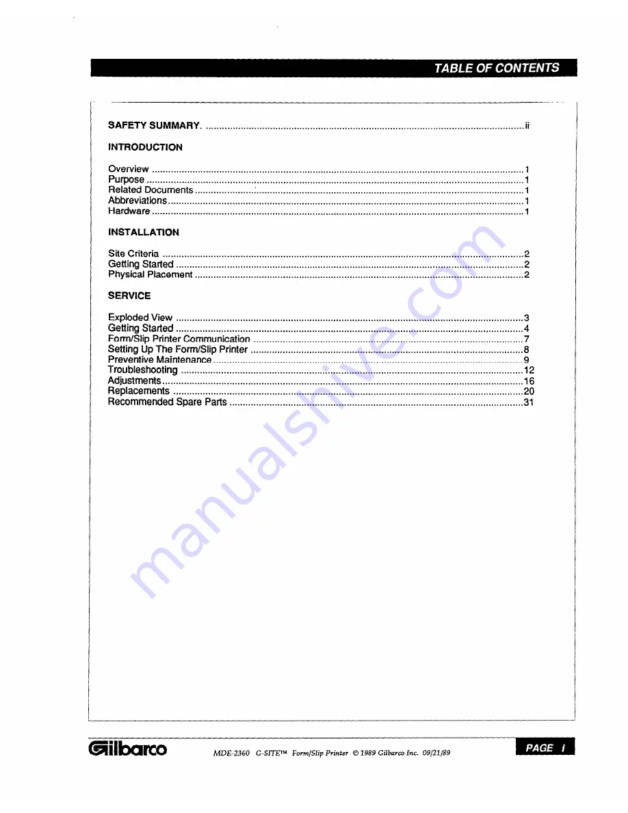 Gilbarco MDE-2360 Installation And Service Instructions Manual Download Page 3