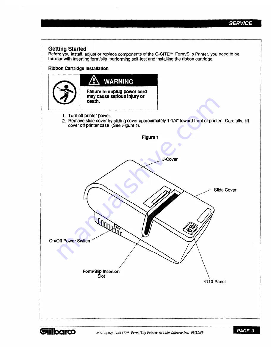 Gilbarco MDE-2360 Installation And Service Instructions Manual Download Page 7