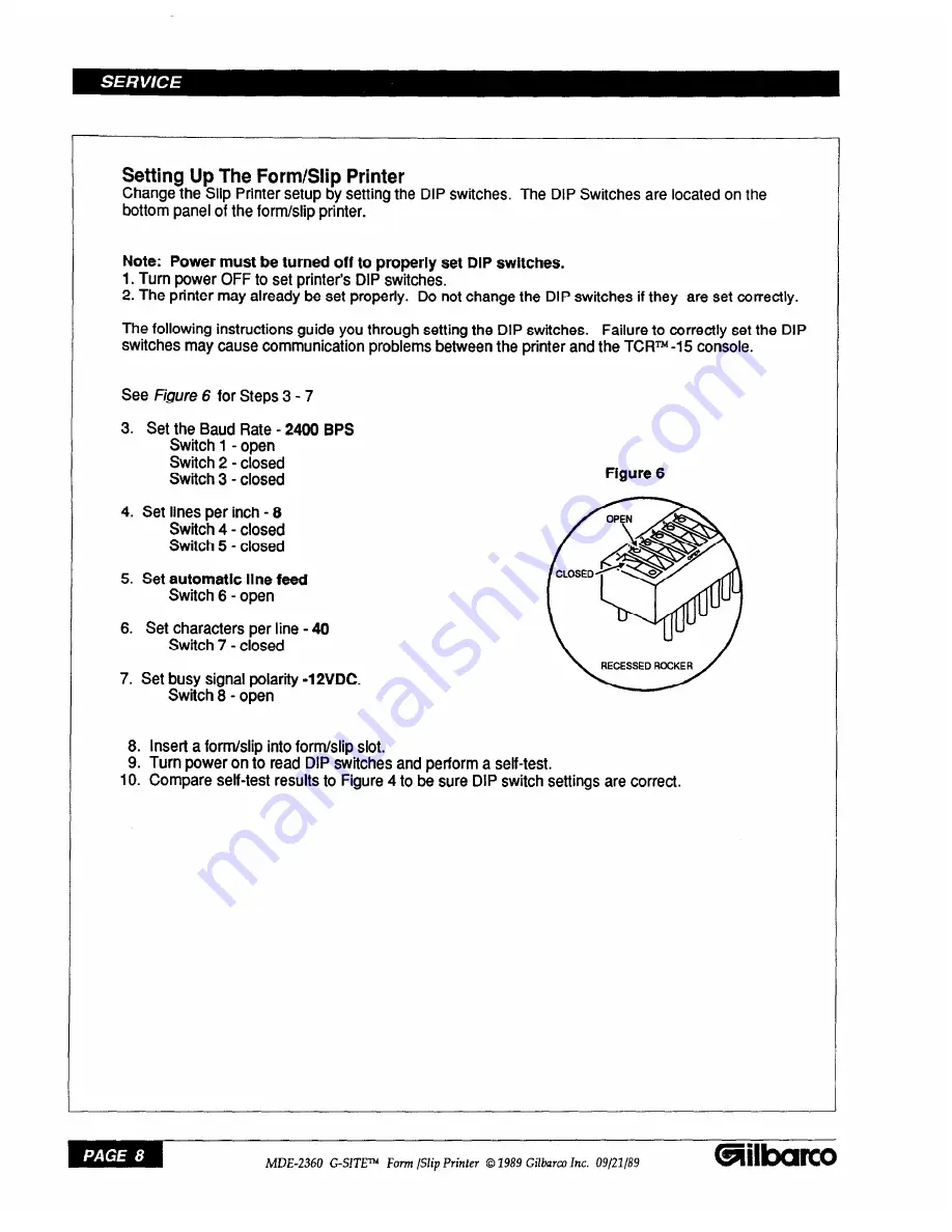 Gilbarco MDE-2360 Installation And Service Instructions Manual Download Page 12