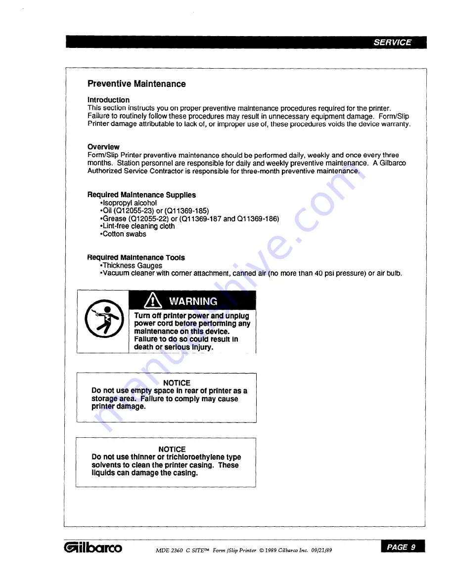 Gilbarco MDE-2360 Installation And Service Instructions Manual Download Page 13