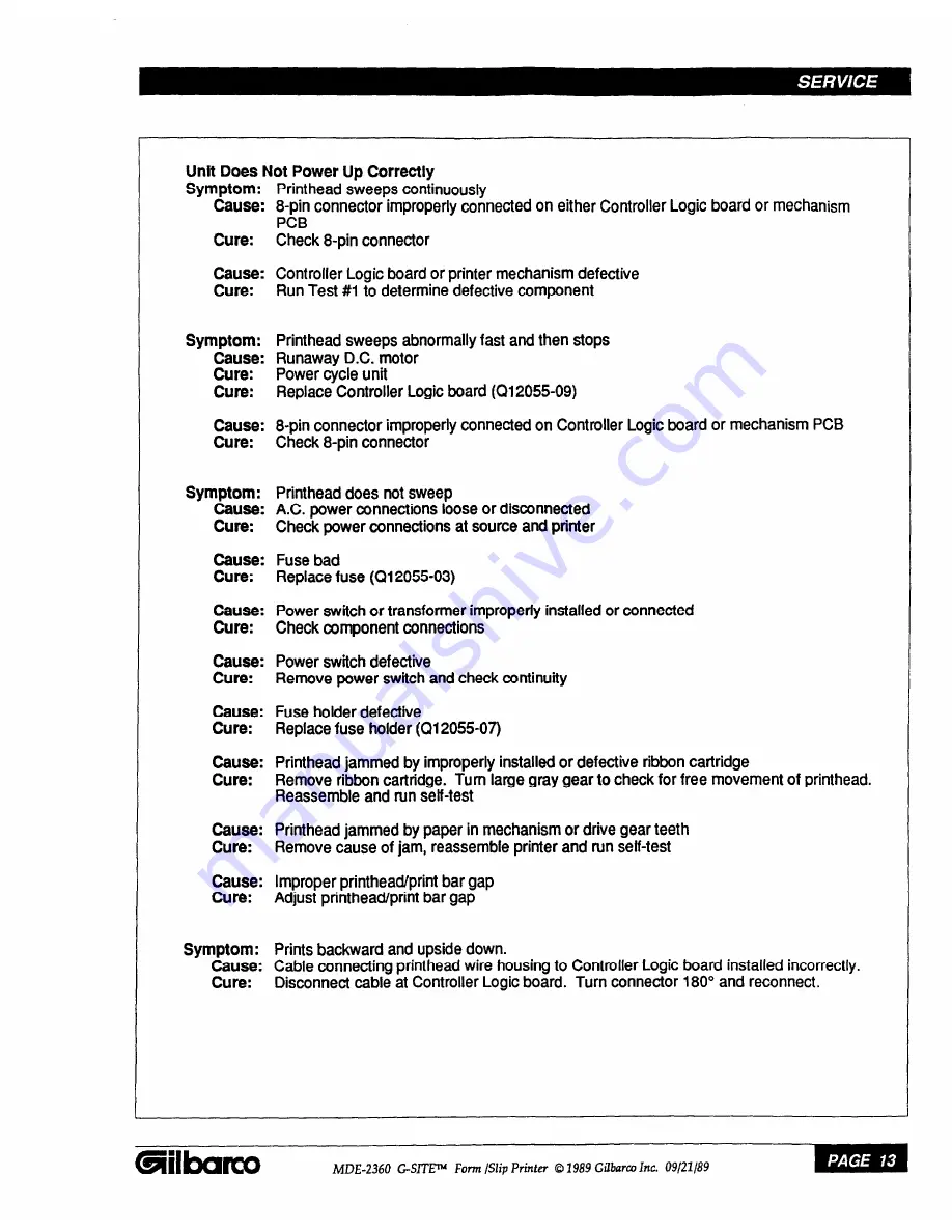 Gilbarco MDE-2360 Installation And Service Instructions Manual Download Page 17