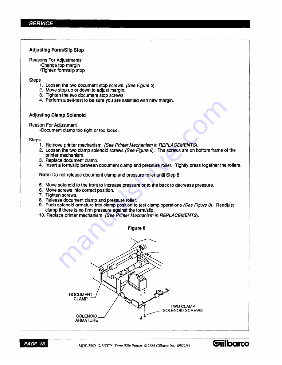 Gilbarco MDE-2360 Installation And Service Instructions Manual Download Page 22