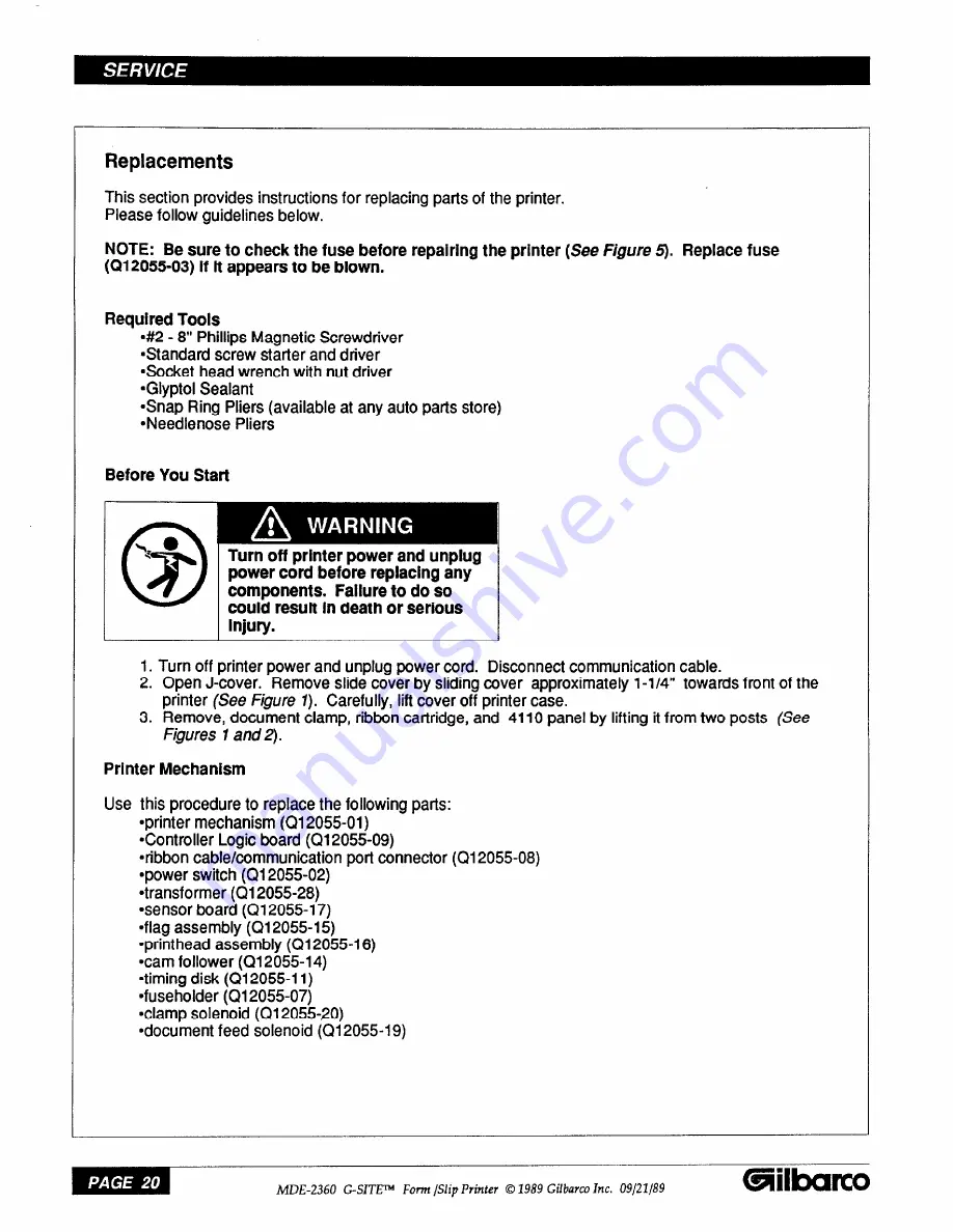 Gilbarco MDE-2360 Installation And Service Instructions Manual Download Page 24