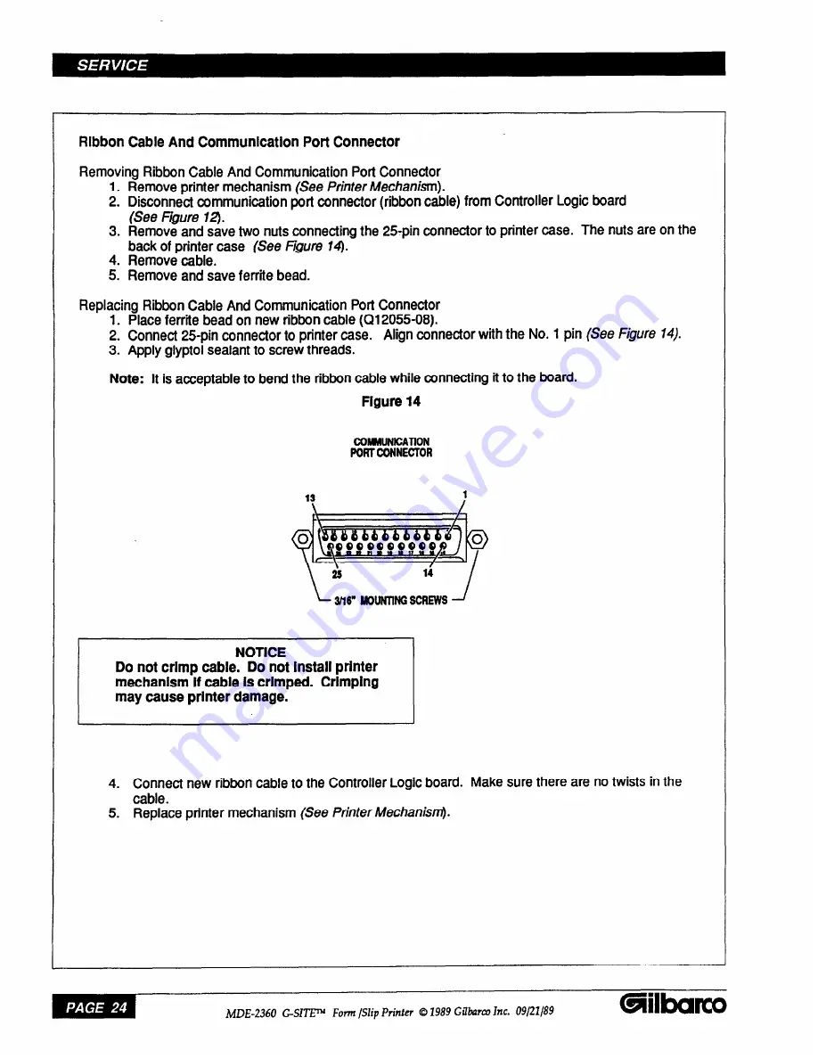 Gilbarco MDE-2360 Installation And Service Instructions Manual Download Page 28