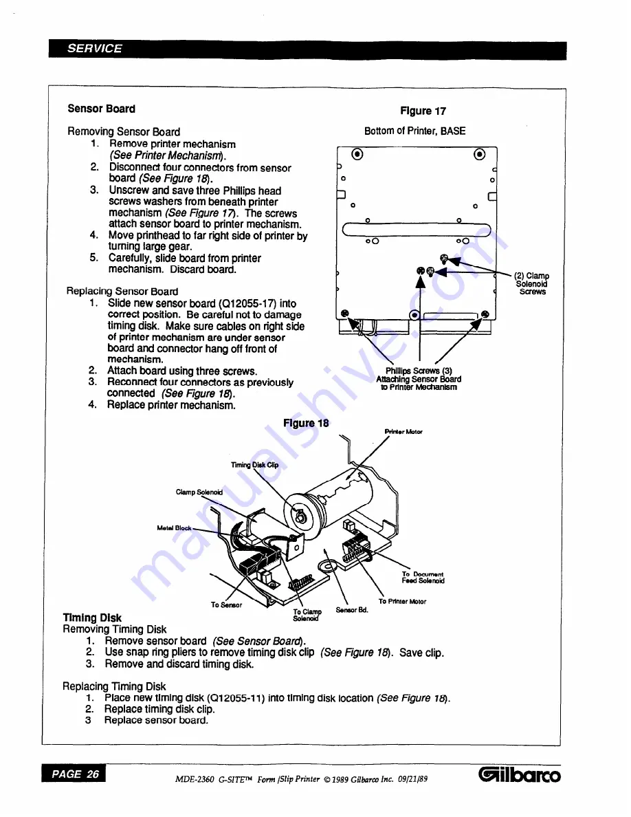 Gilbarco MDE-2360 Installation And Service Instructions Manual Download Page 30