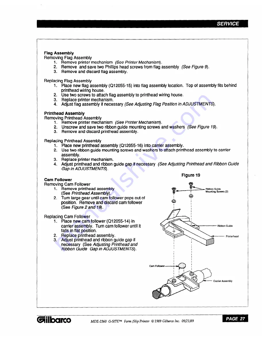 Gilbarco MDE-2360 Installation And Service Instructions Manual Download Page 31