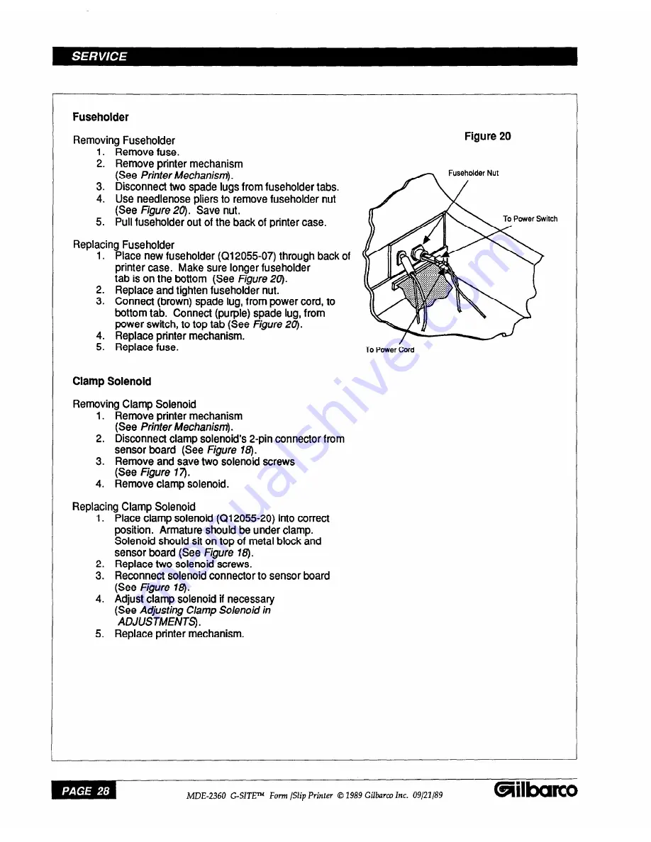 Gilbarco MDE-2360 Installation And Service Instructions Manual Download Page 32