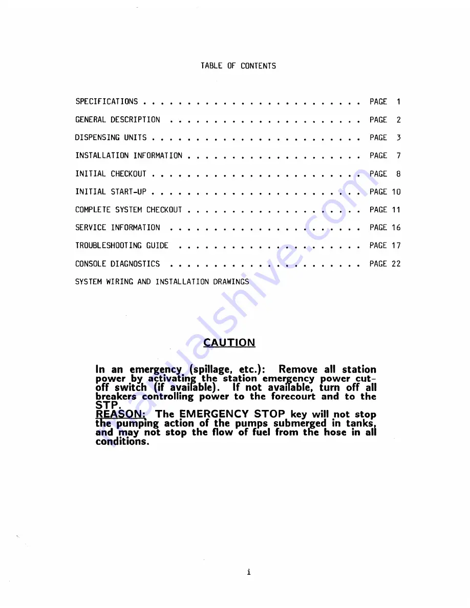 Gilbarco TRANSAC 12A Installation And Service Instructions Manual Download Page 3