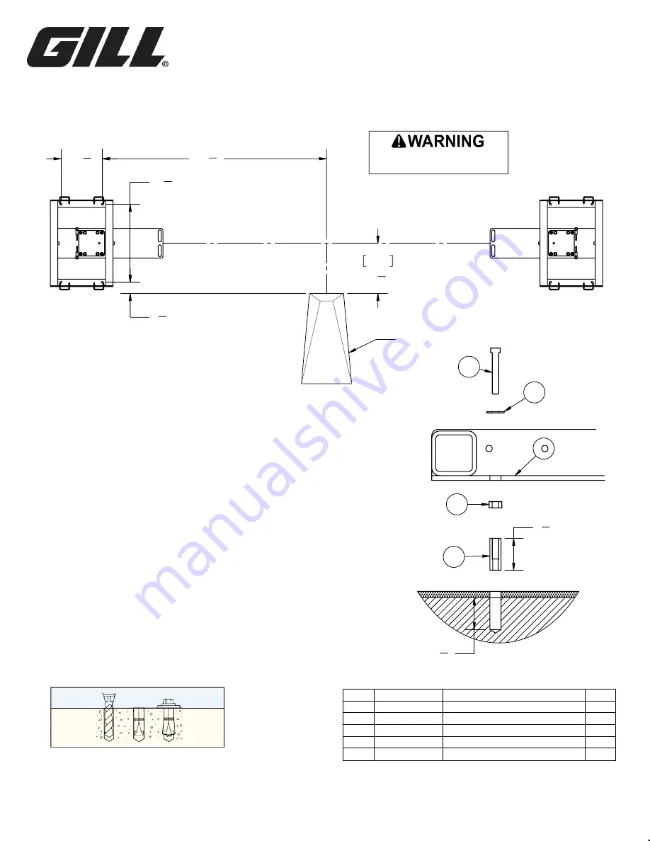 Gill AGX M4 POLE VAULT Manual Download Page 6