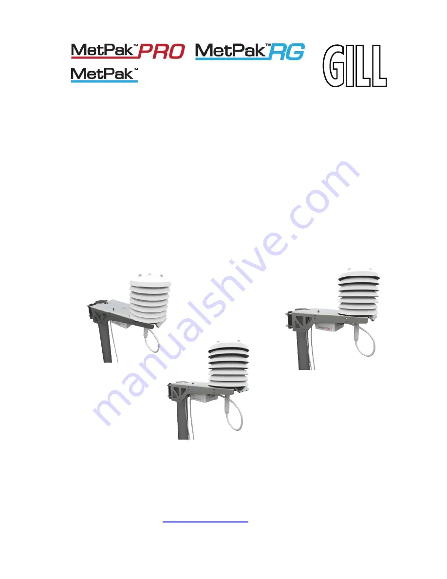 Gill Metpak User Manual Download Page 1