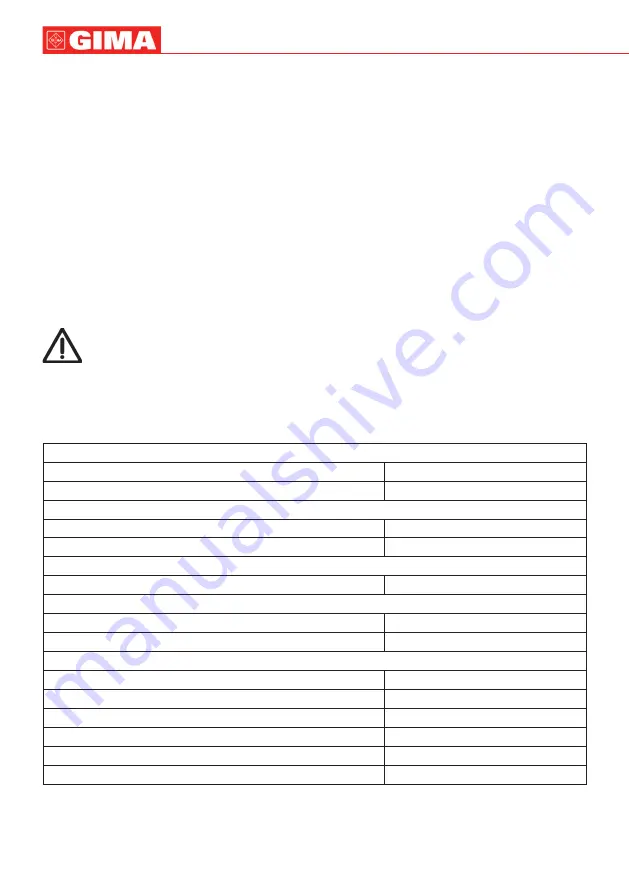 Gima 28516 Use And Maintenance Book Download Page 4