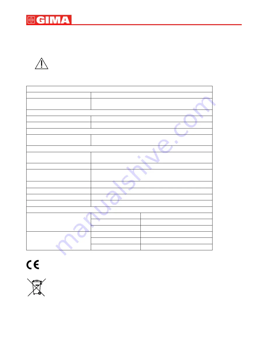 Gima 30890 User Manual Download Page 4