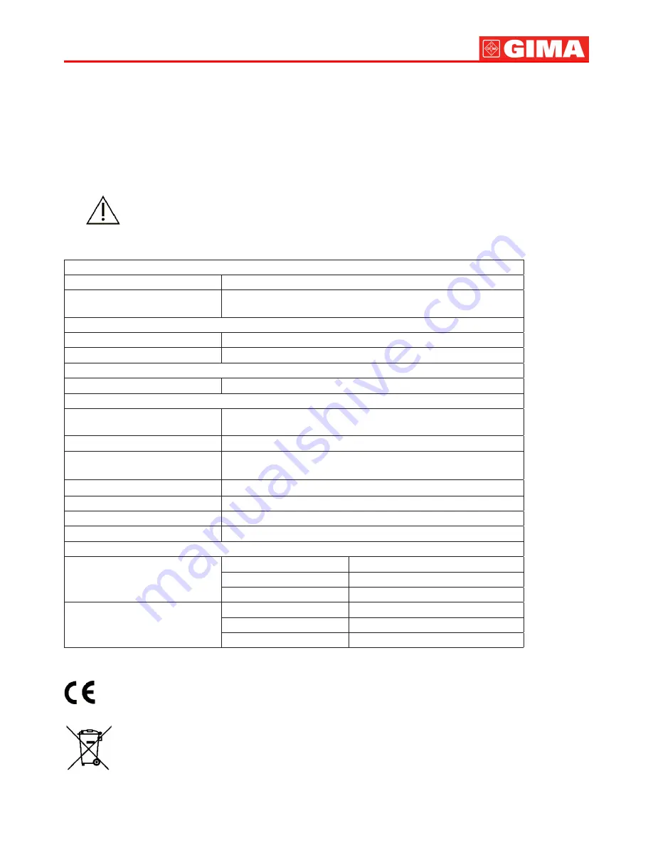 Gima 30890 User Manual Download Page 7