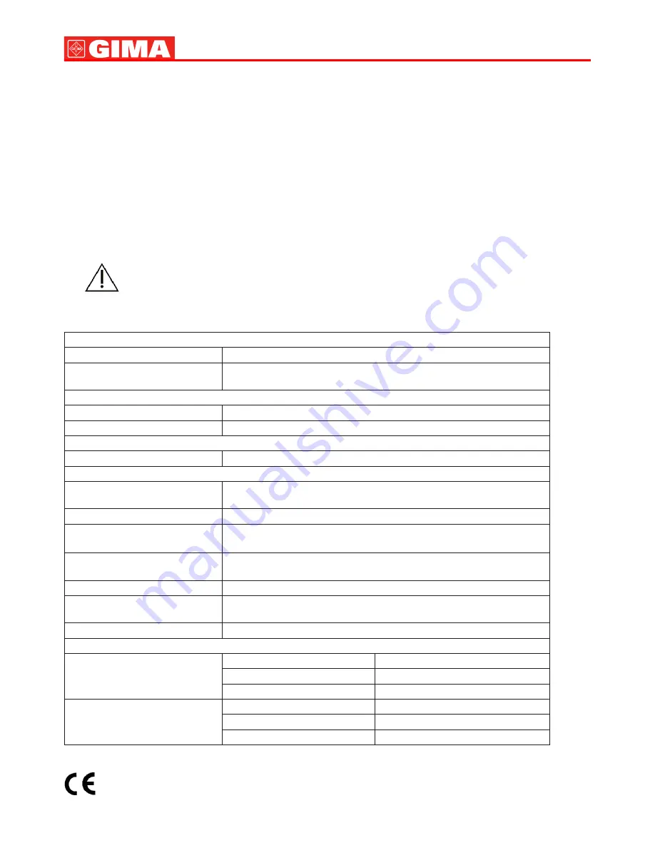 Gima 30890 User Manual Download Page 10