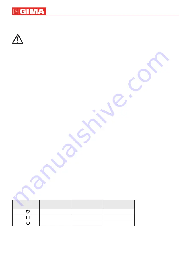 Gima 31285 Use And Maintenance Book Download Page 3