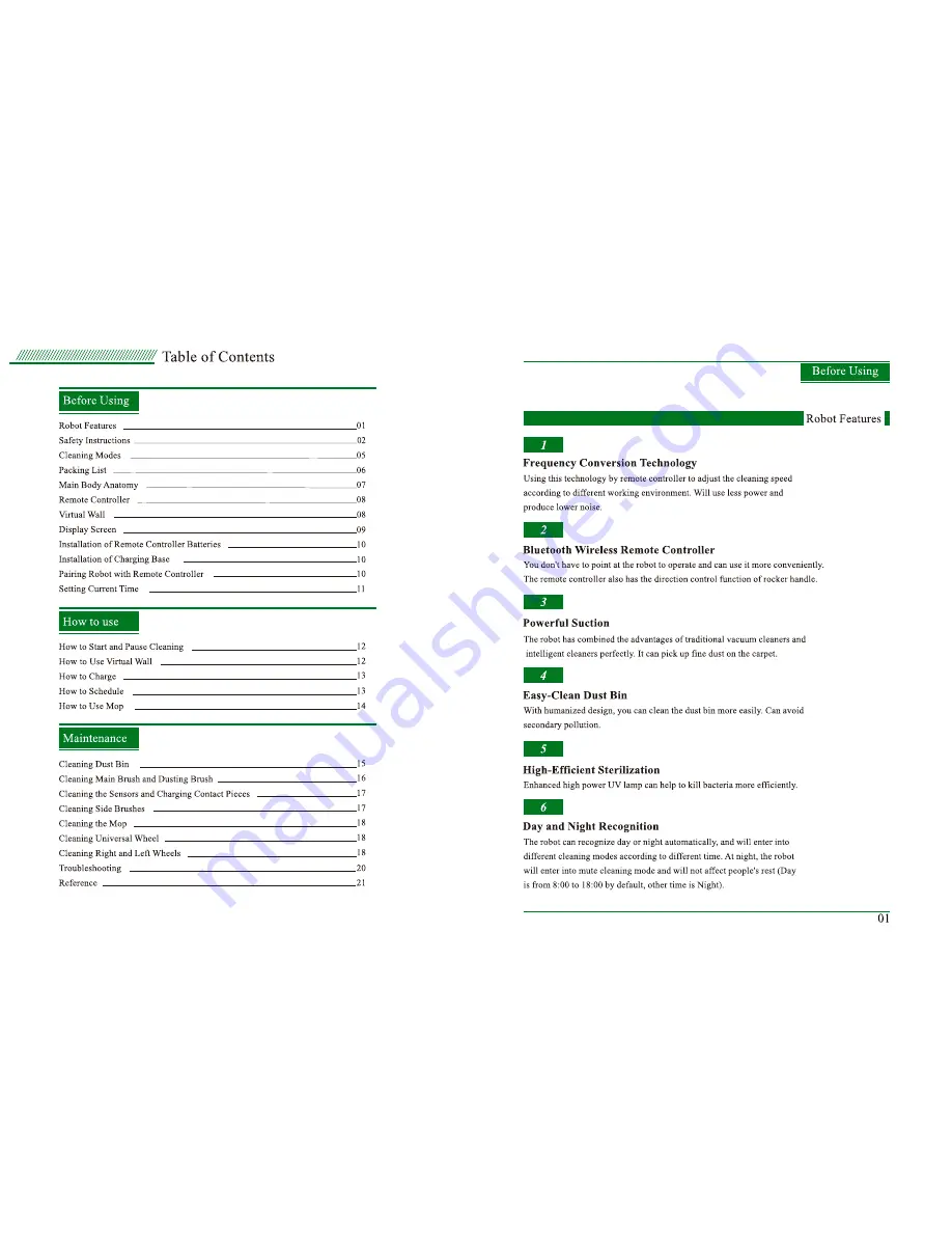 GINGER-ROBOTICS D6601 User Manual Download Page 2