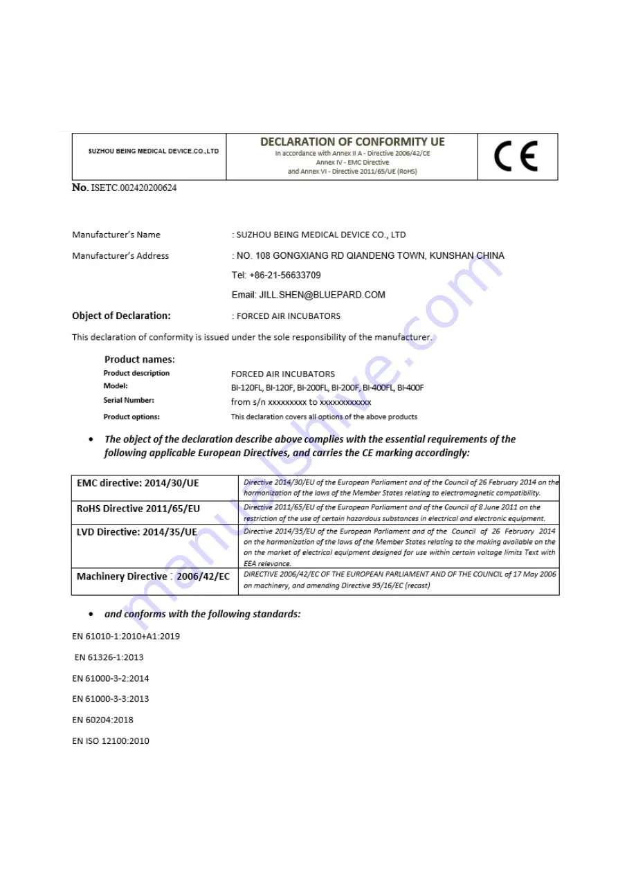 Giorgio Bormac ICF-120 Plus Скачать руководство пользователя страница 9