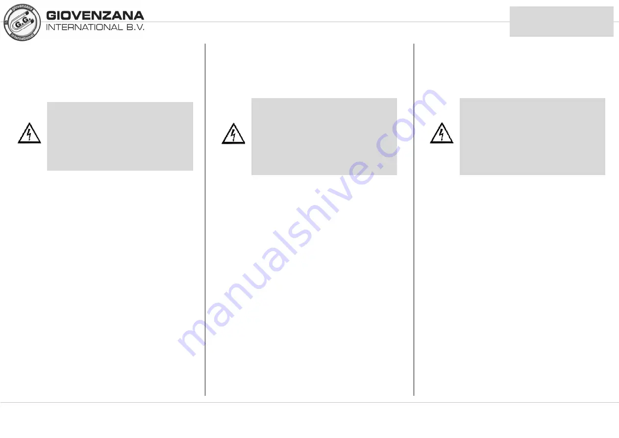 Giovenzana TR85H5P Mounting Instructions Download Page 10