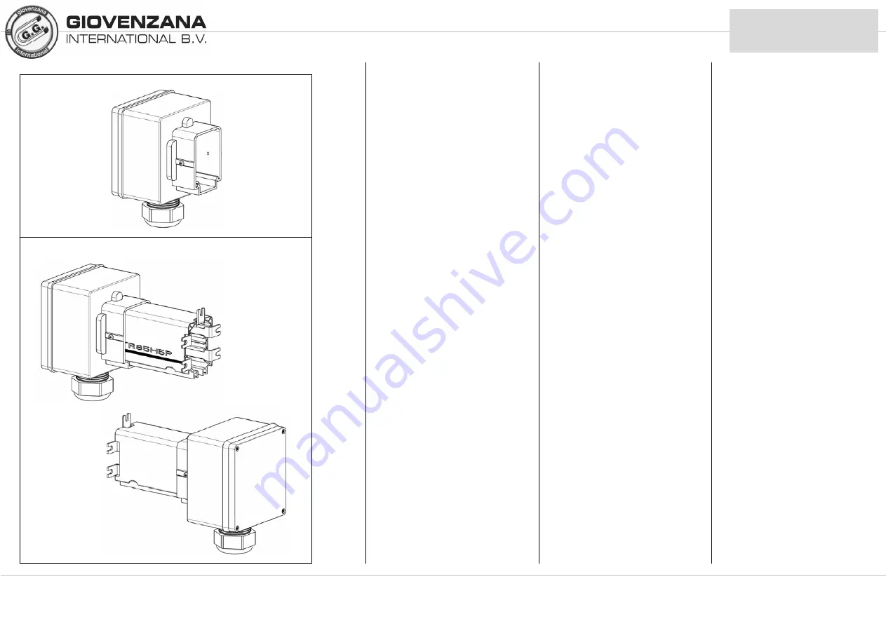 Giovenzana TR85H5P Скачать руководство пользователя страница 20