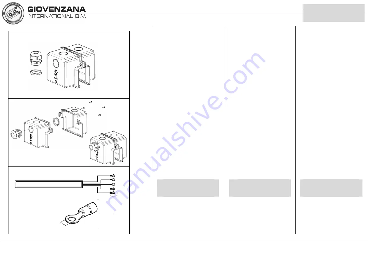 Giovenzana TR85H5P Mounting Instructions Download Page 32