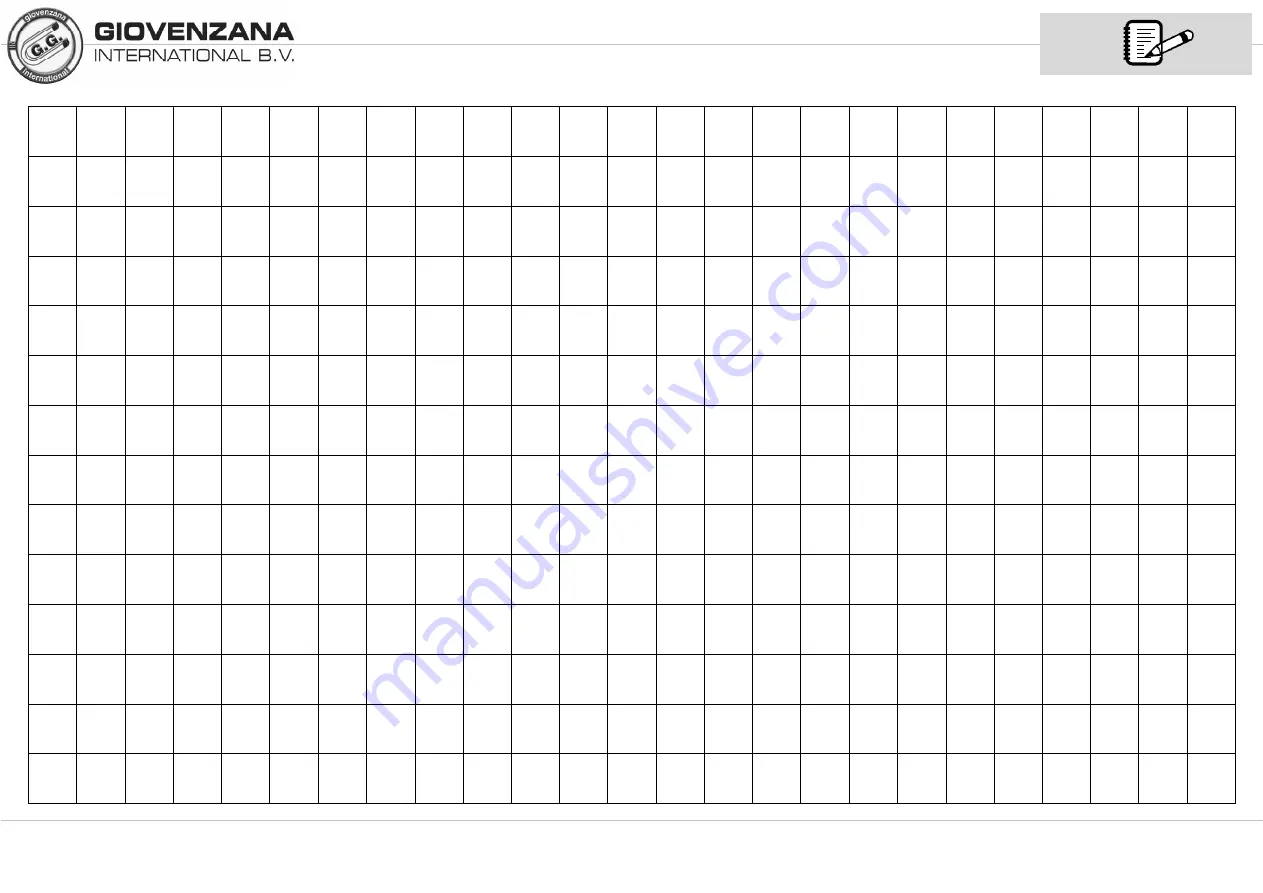 Giovenzana TR85H5P Mounting Instructions Download Page 44