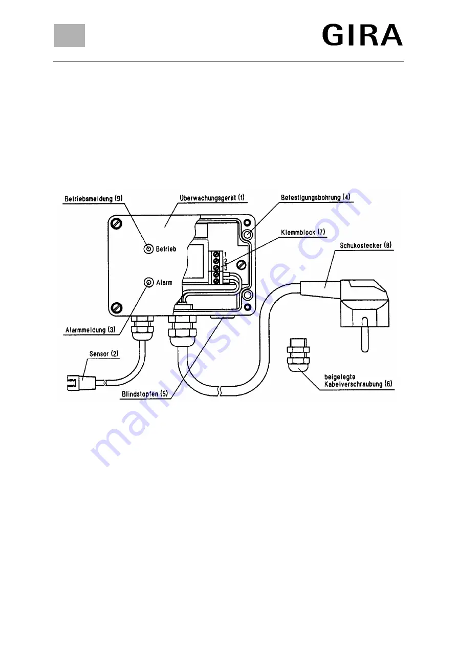 Gira 0384 00 Operating Instructions Download Page 1