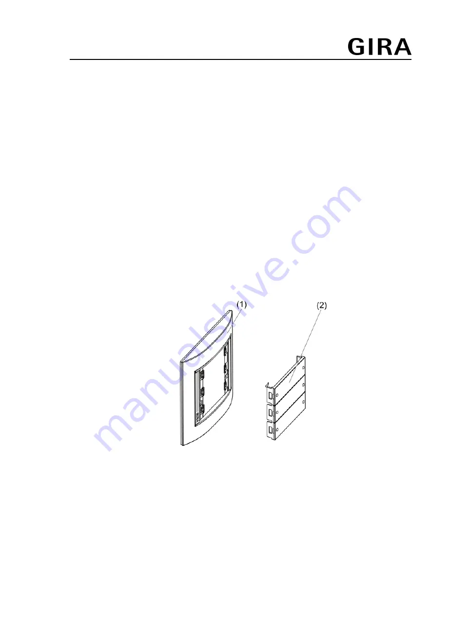 Gira 1111 00 Operating Instructions Manual Download Page 1