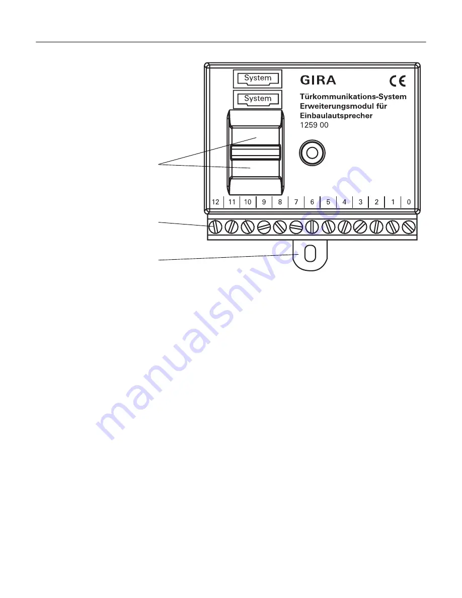 Gira 1259 00 Installation And Operating Instructions Manual Download Page 3