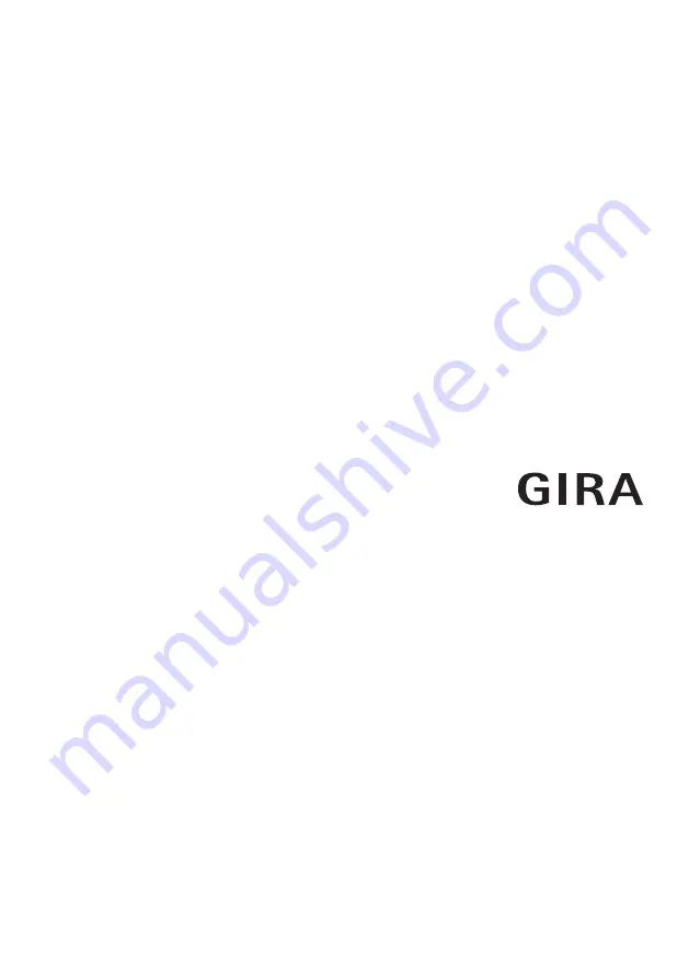 Gira 2115 00 Operating Instructions Manual Download Page 1