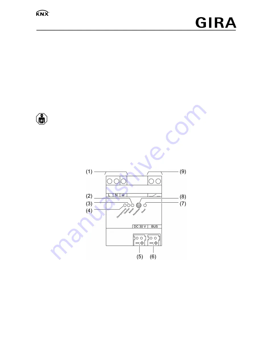 Gira 2120 00 Operating Instructions Manual Download Page 1