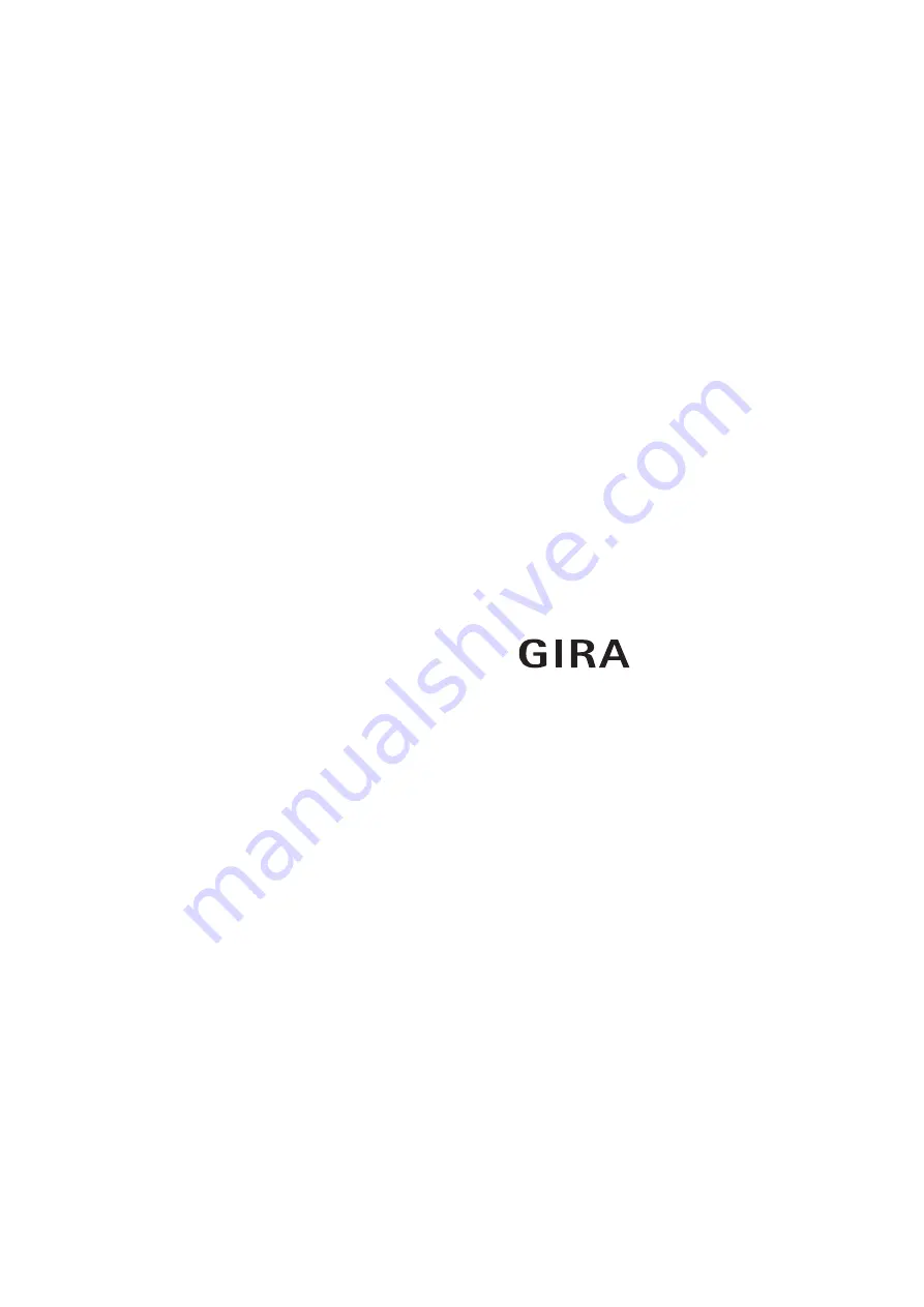 Gira 2617 Series Operating Instructions Manual Download Page 1