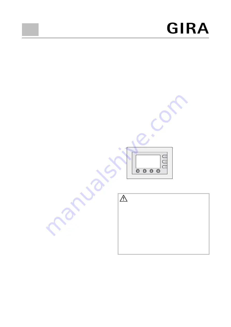 Gira Info-Terminal Installation Instructions Download Page 1