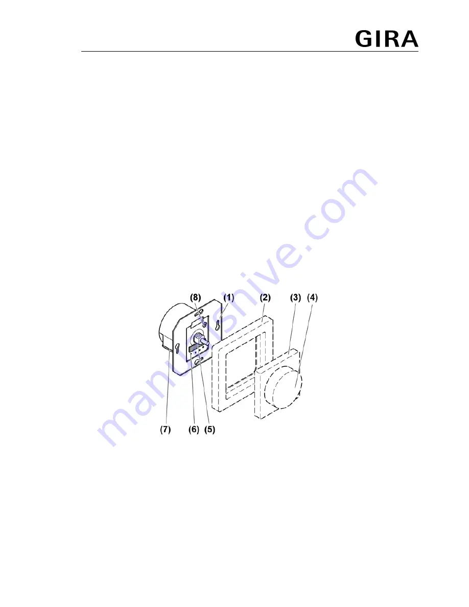 Gira push-button/2-way low voltage Скачать руководство пользователя страница 1