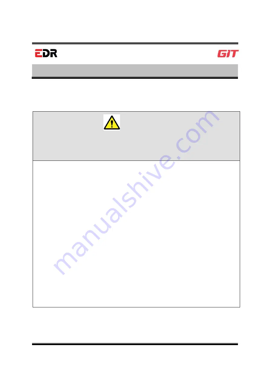 GIT EDR G1ZGDDM001 Скачать руководство пользователя страница 6