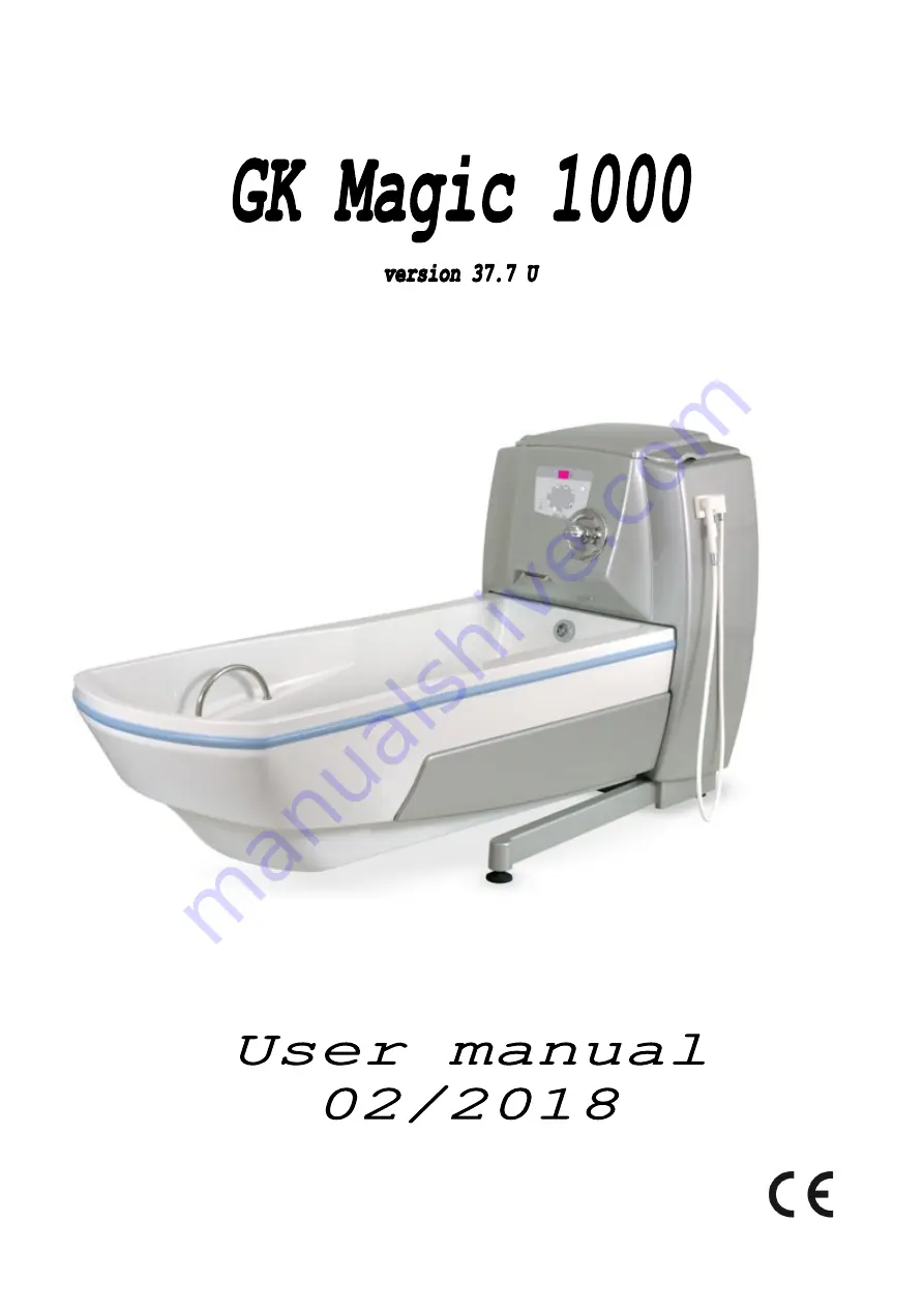 gk-medizinmechanik GK Magic 1000 User Manual Download Page 1