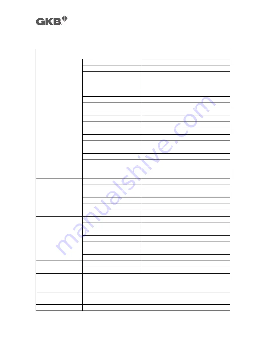 GKB HZ2001 User Manual Download Page 8