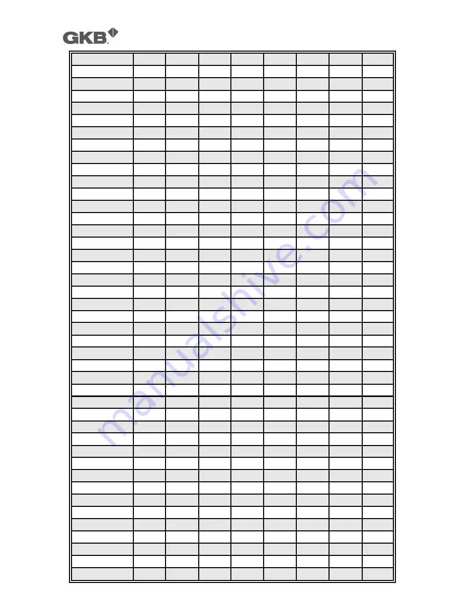 GKB HZ2001 User Manual Download Page 76