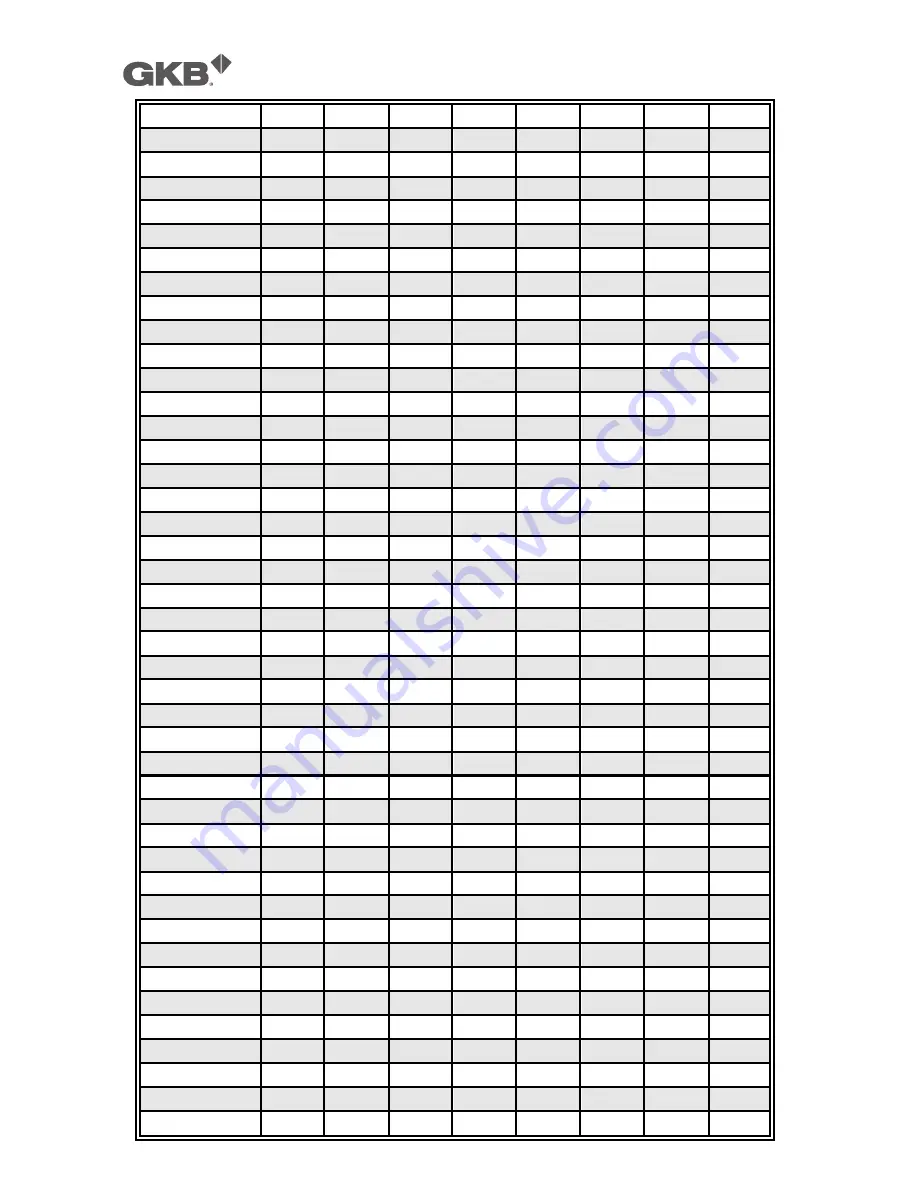 GKB HZ2001 User Manual Download Page 77