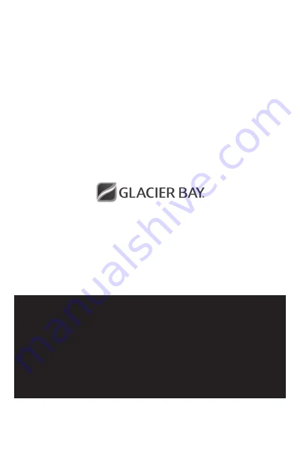 Glacier bay 1001-240-663 Installation And Care Manual Download Page 34