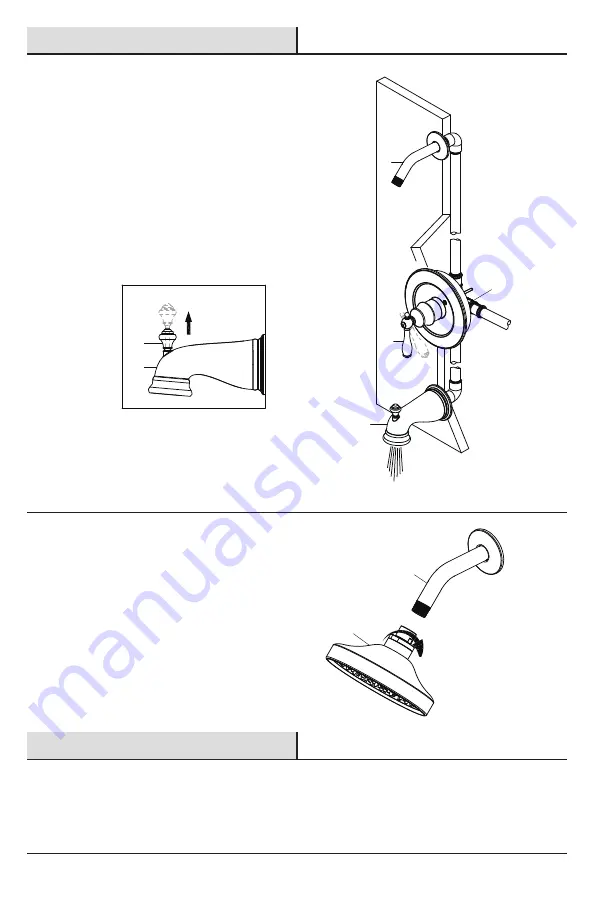 Glacier bay 1003002700 Installation And Care Manual Download Page 14