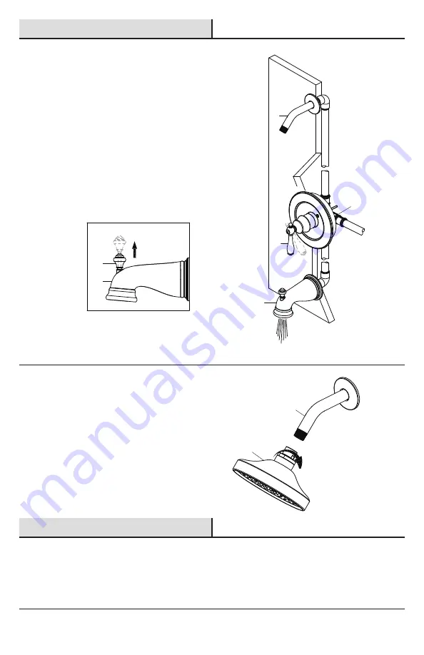 Glacier bay 1003002700 Installation And Care Manual Download Page 48