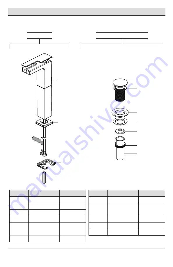 Glacier bay 1003015437 Installation And Care Manual Download Page 19