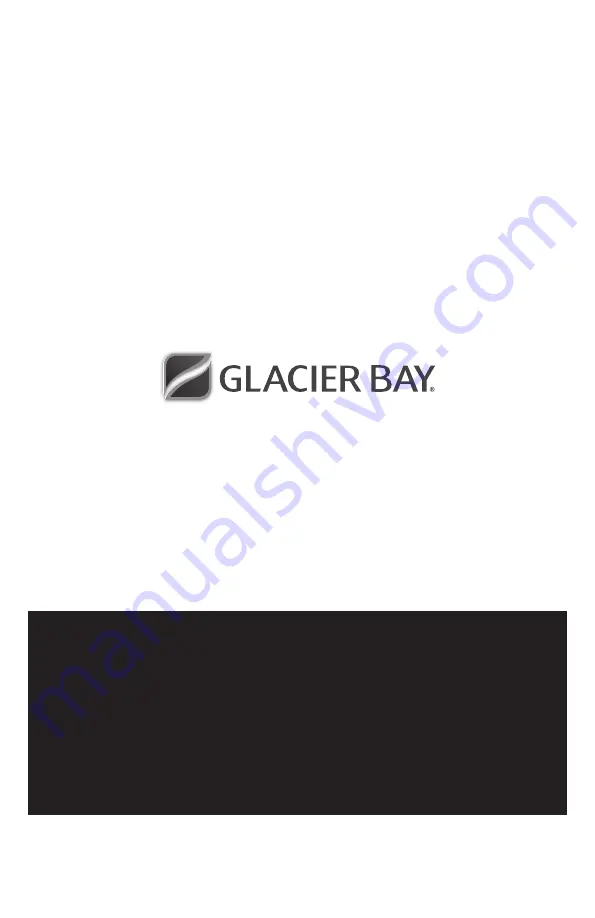 Glacier bay 1003015455 Use And Care Manual Download Page 12